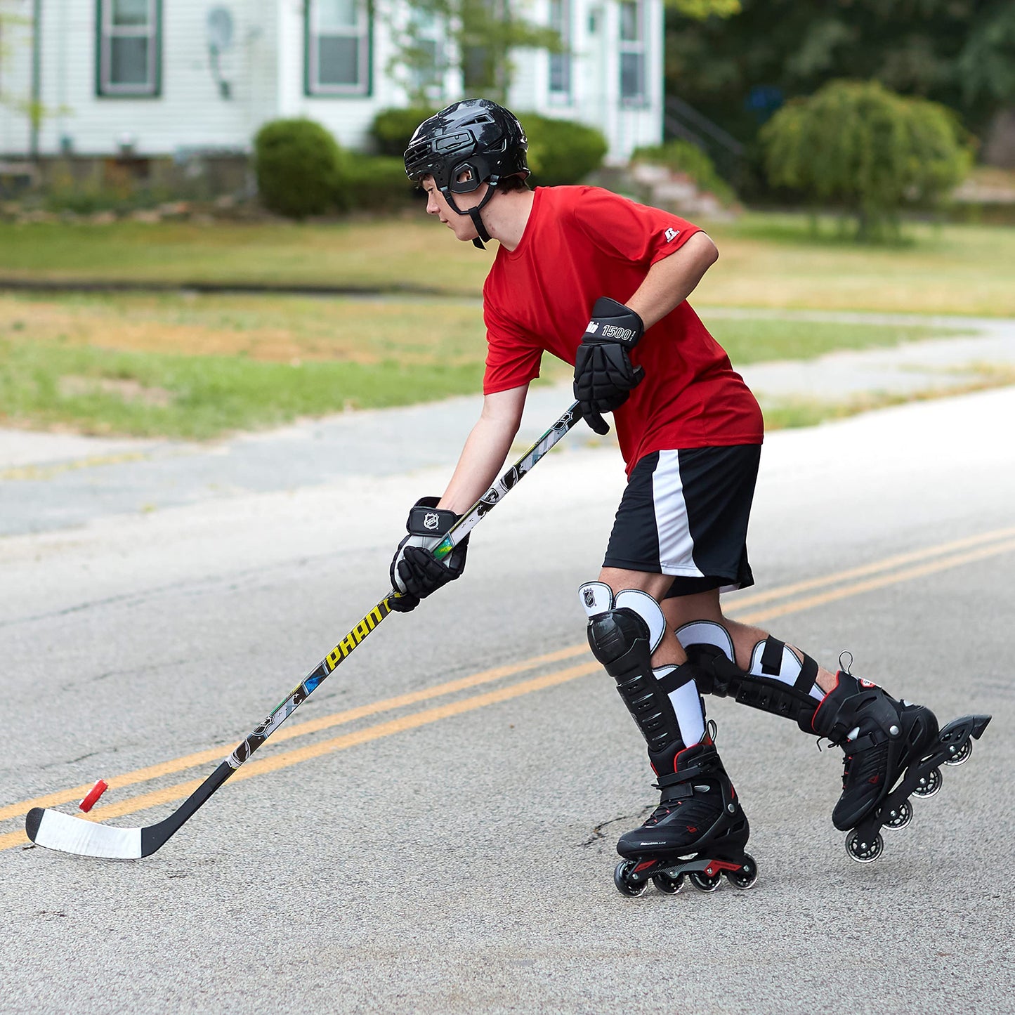 Franklin Sports NHL 1090 Phantom Street Hockey Stick - Kids Street Hockey Stick - 40" - Right Handed