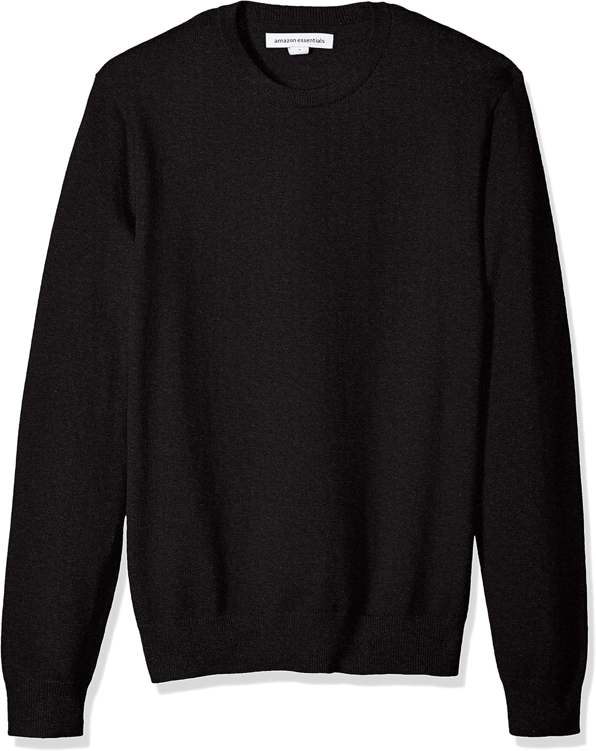 Amazon Essentials Men's Long-Sleeve Crewneck Sweater, 100% Cotton, Big & Tall Options Available