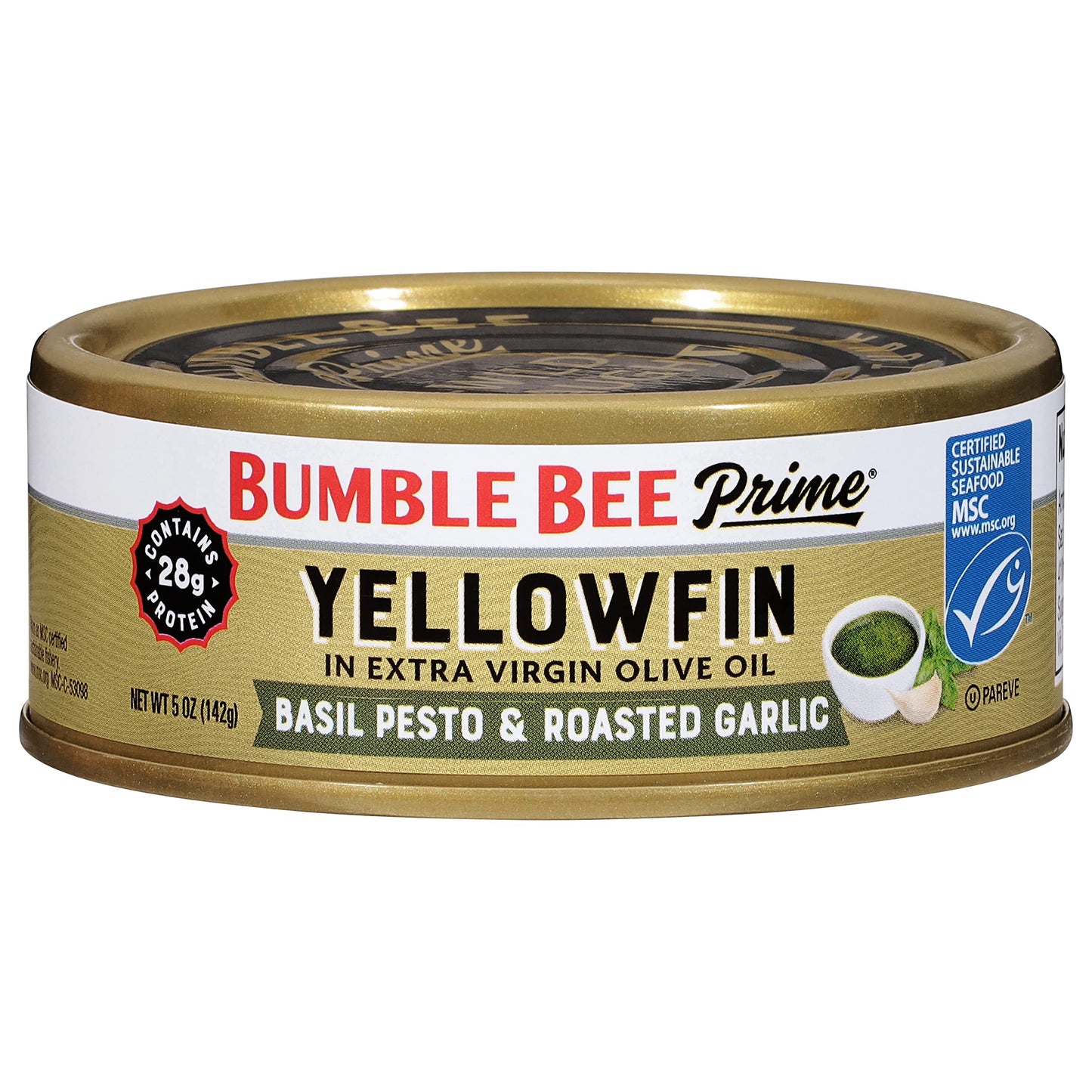 Bumble Bee Prime Atlantic Salmon, 5 oz Can - Premium Salmon - 24g Protein per Serving - Gluten Free & Kosher