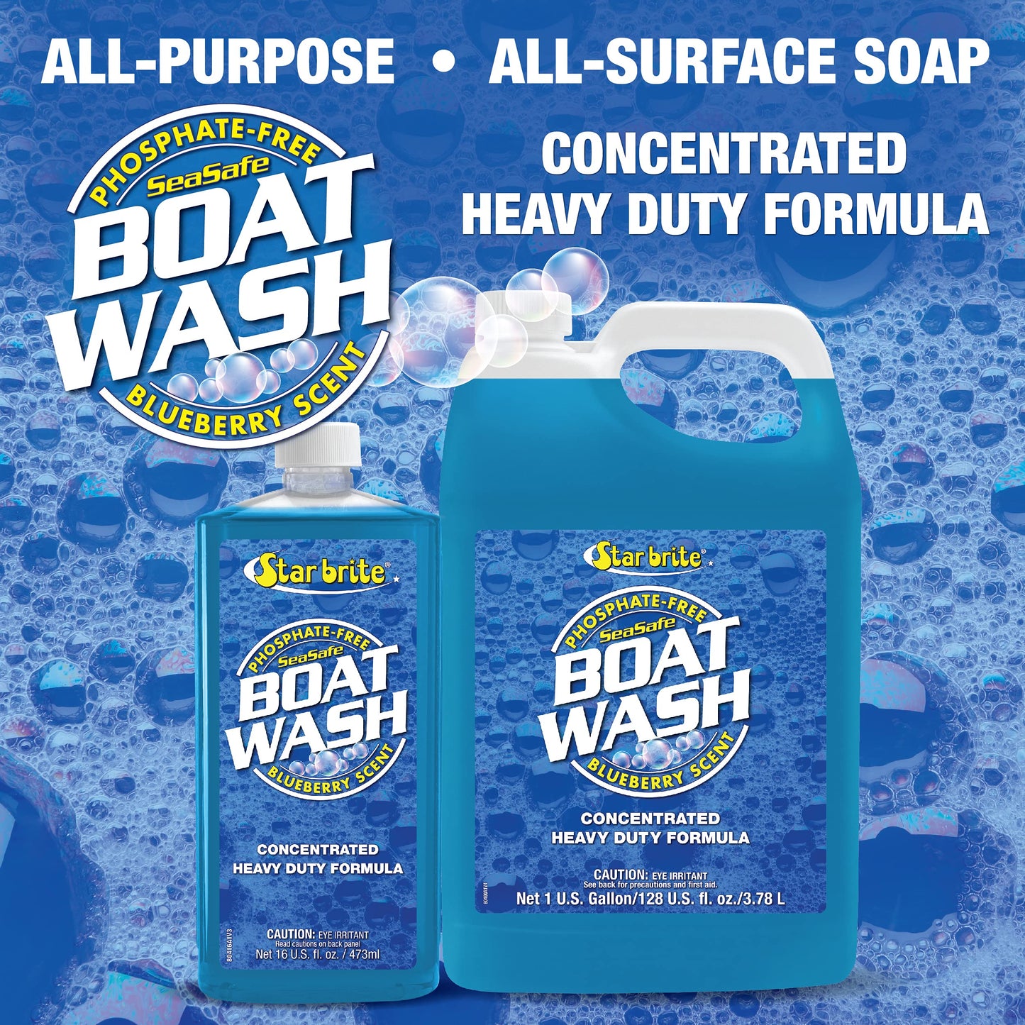 Star brite Concentrated Boat Wash - Biodegradable, Phosphate-Free , 1 Gallon