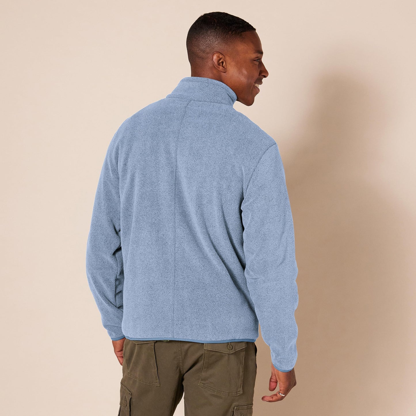 Amazon Essentials Men's Full-Zip Polar Fleece Jacket (Available in Big & Tall)