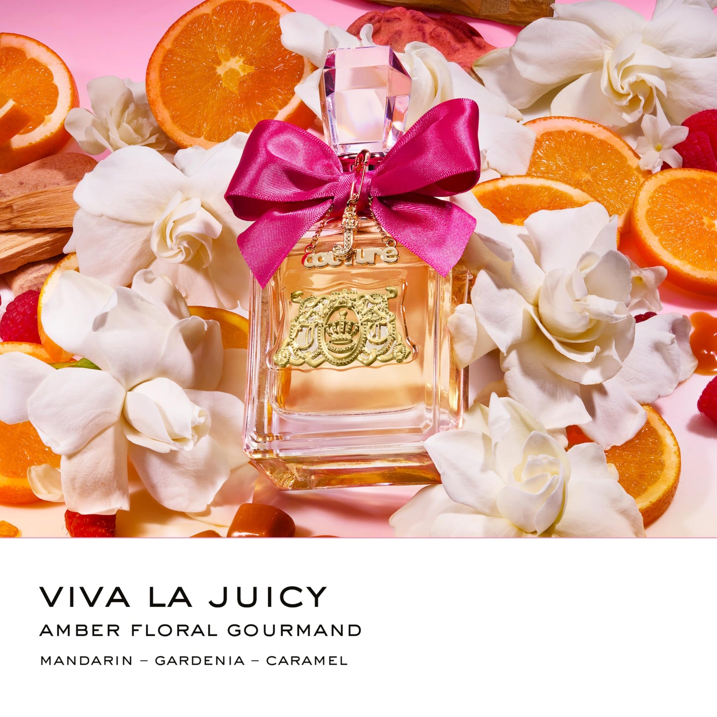 Juicy Couture Viva La Juicy Eau De Parfum, Women's Perfume with Notes of Mandarin, Gardenia & Caramel, Floral & Sweet, EDP Spray, 3.4 fl oz