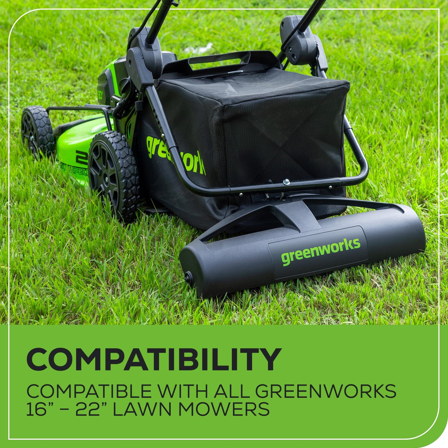 Greenworks 80V 21" Brushless Cordless (Push) Lawn Mower (75+ Compatible Tools), (2) 2.0Ah Batteries and 30 Minute Rapid Charger Included