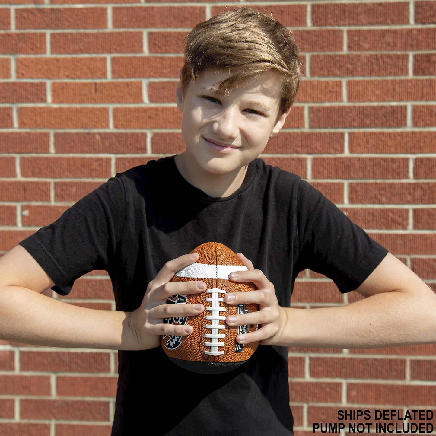 Passback Junior Composite Football, Ages 9-13, Youth Training Football, (Ships Deflated)