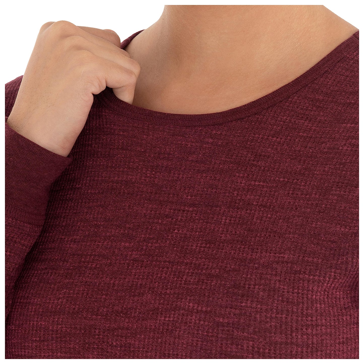Fruit of the Loom Women's Micro Waffle Premium Thermal Underwear Tee Shirt