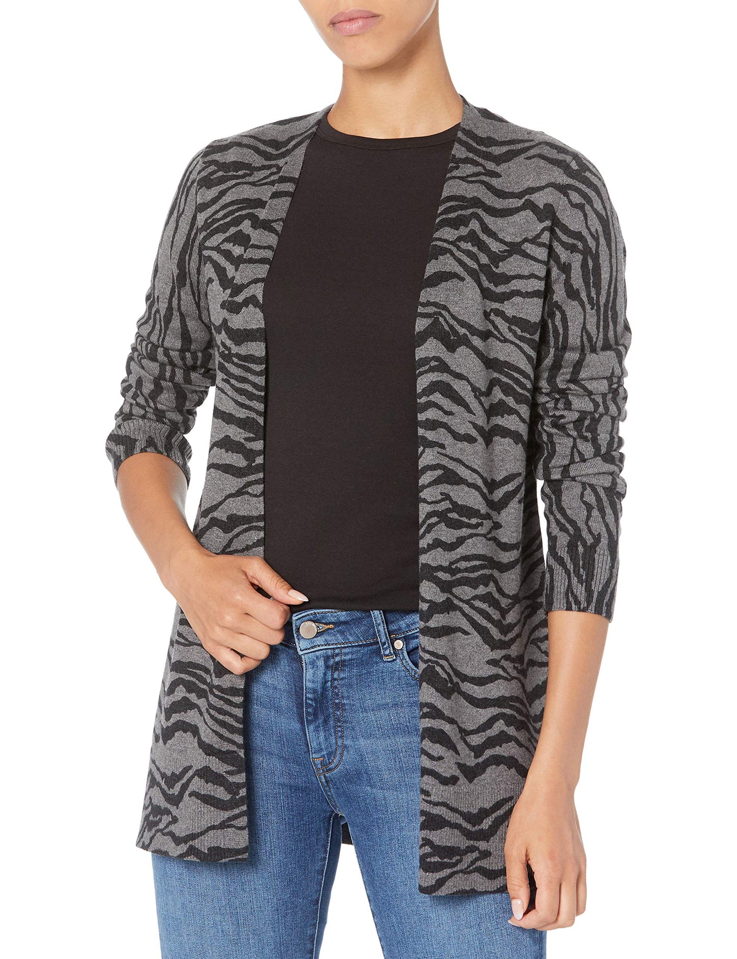 Amazon Essentials Women's Lightweight Long Sleeve Open-Front Cardigan Sweater (Available in Plus Size)
