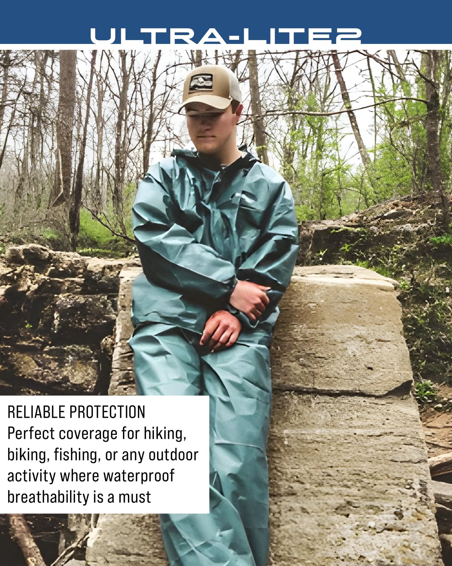 FROGG TOGGS Men's Ultra-Lite2 2-Layer Waterproof Breathable Rain Suit