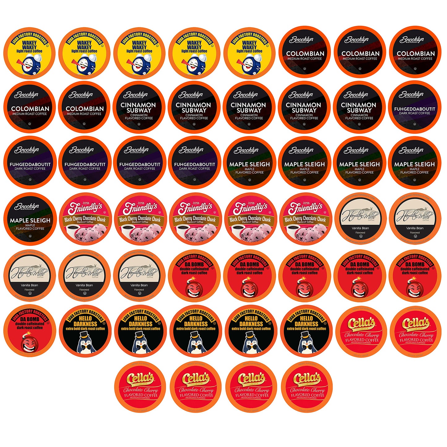 Two Rivers Coffee Hot Chocolate Pods Single Serve Cocoa Variety Sampler Pack Compatible with 2.0 Keurig K-Cup Brewers, 40 Count