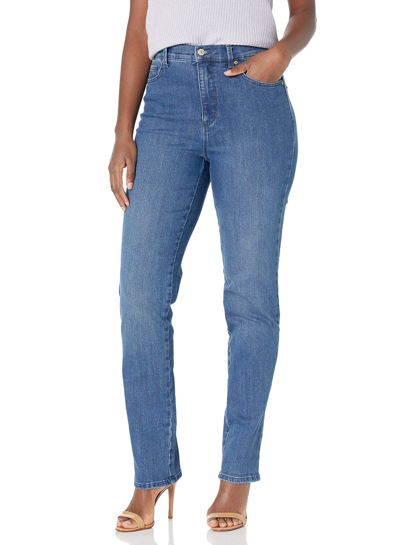 Gloria Vanderbilt Women's Amanda Classic High Rise Tapered Jean