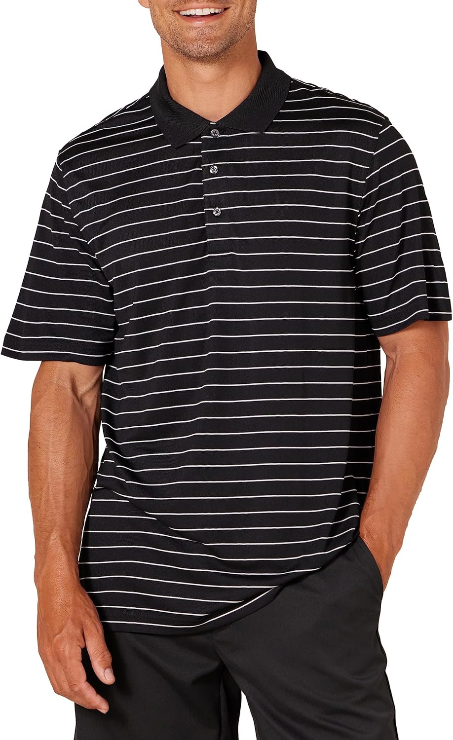 Amazon Essentials Men's Golf Polo Shirt, Quick Dry, Short Sleeve