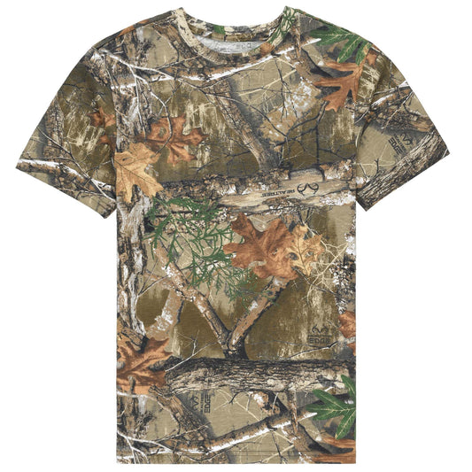 Authentic Realtree and Mossy Oak Camouflage Crewneck Unisex Adult Short Sleeve Tee Shirt