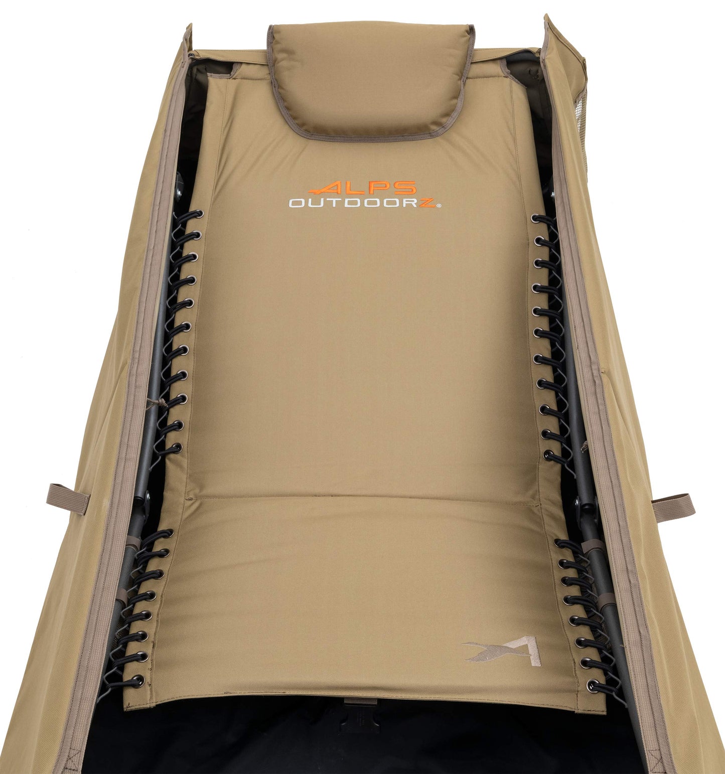 ALPS OutdoorZ Legend Layout Blind - Hunting Blind, Tan, with Zero-Gravity Chair Design, Waterproof Floor, Mesh Face Screen, Rear Zippered Door, and Backpack Carry Straps