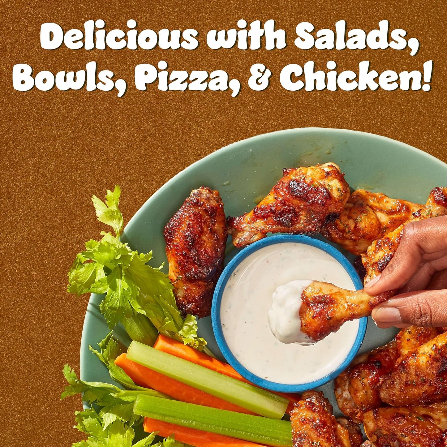 Hidden Valley Buttermilk Ranch Condiment and Dressing, Easy Squeeze Bottle, 16 Fl Oz (Package May Vary)