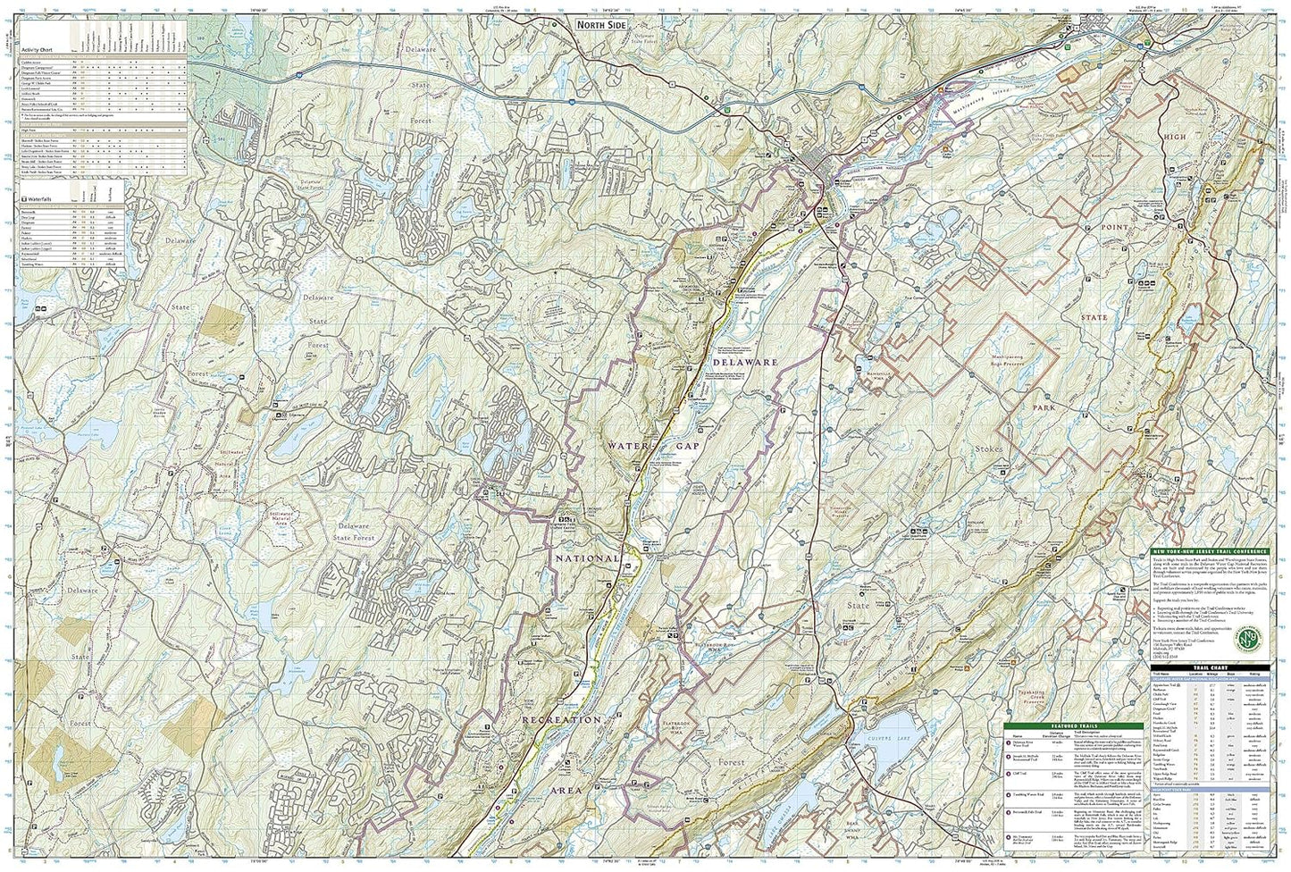 Delaware Water Gap National Recreation Area Map (National Geographic Trails Illustrated Map, 737)