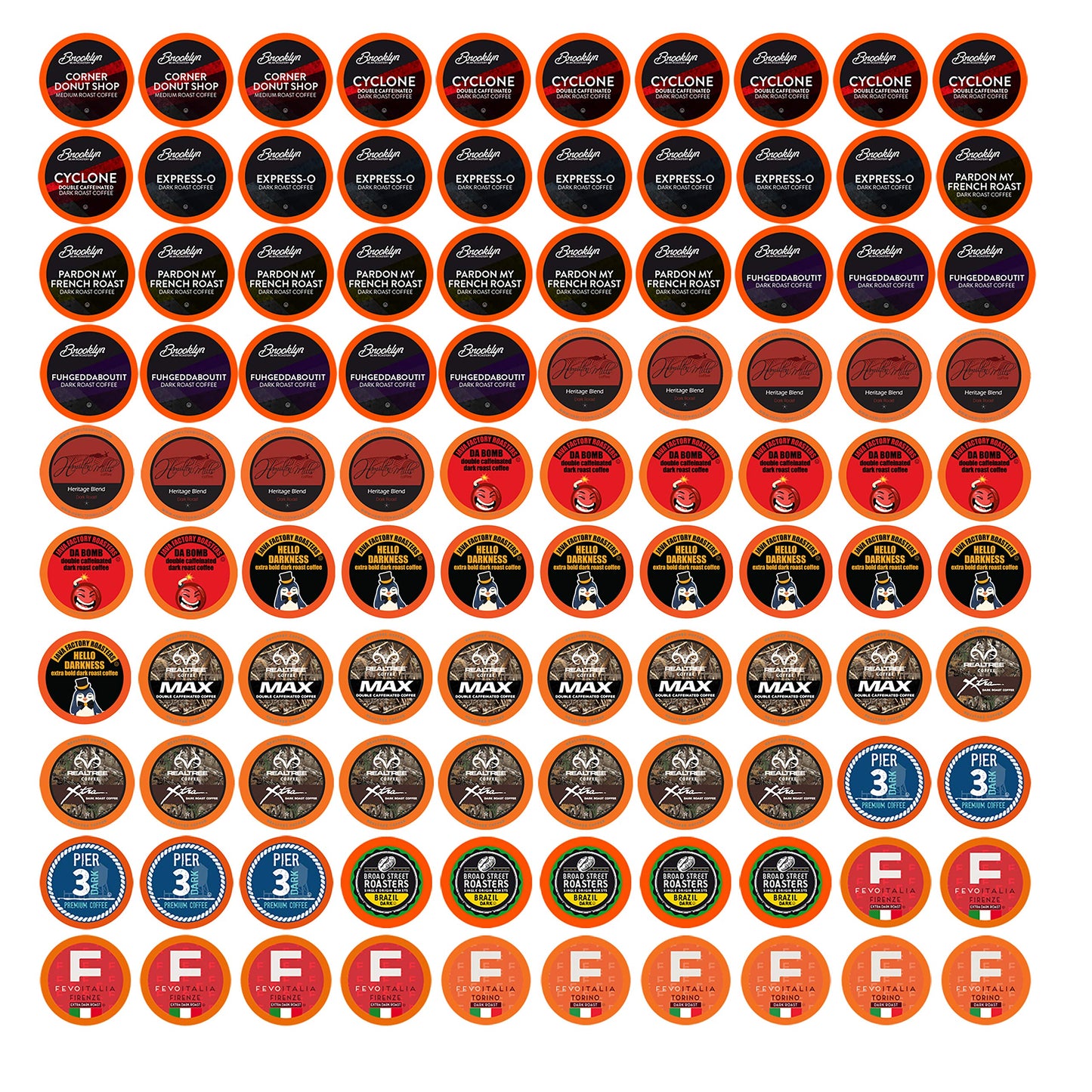 Two Rivers Coffee Hot Chocolate Pods Single Serve Cocoa Variety Sampler Pack Compatible with 2.0 Keurig K-Cup Brewers, 40 Count