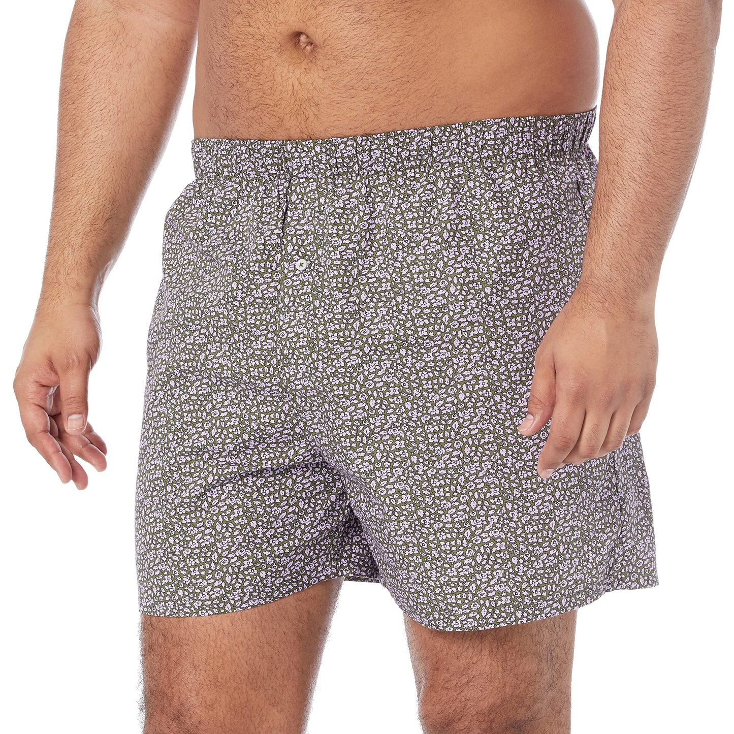 Amazon Essentials Men's Woven Cotton Boxer Short Underwear (Available in Big & Tall)