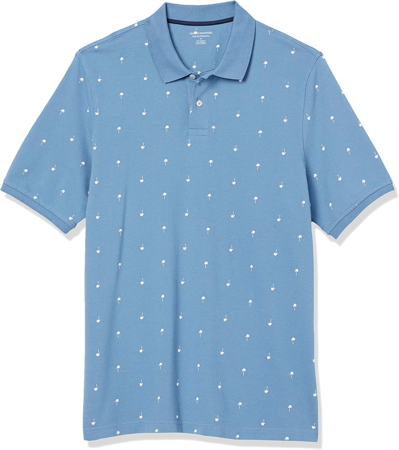 Amazon Essentials Men's Regular-Fit Short Sleeve Cotton Pique Polo Shirt (Available in Big & Tall)