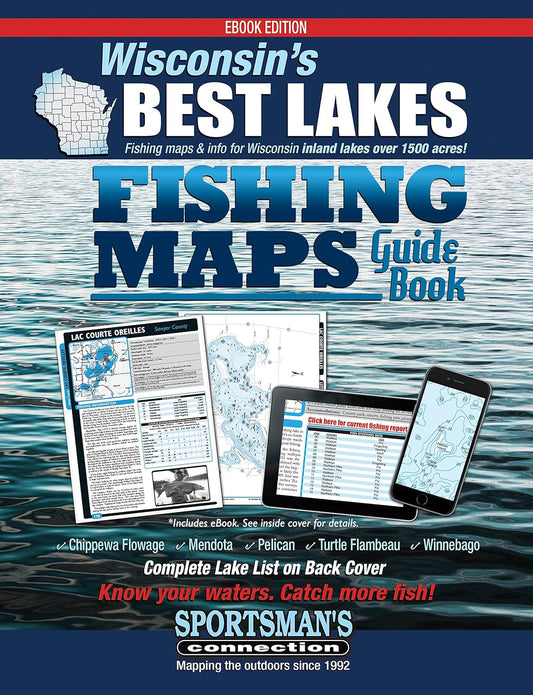 Wisconsin's Best Lakes Fishing Maps Guide Book