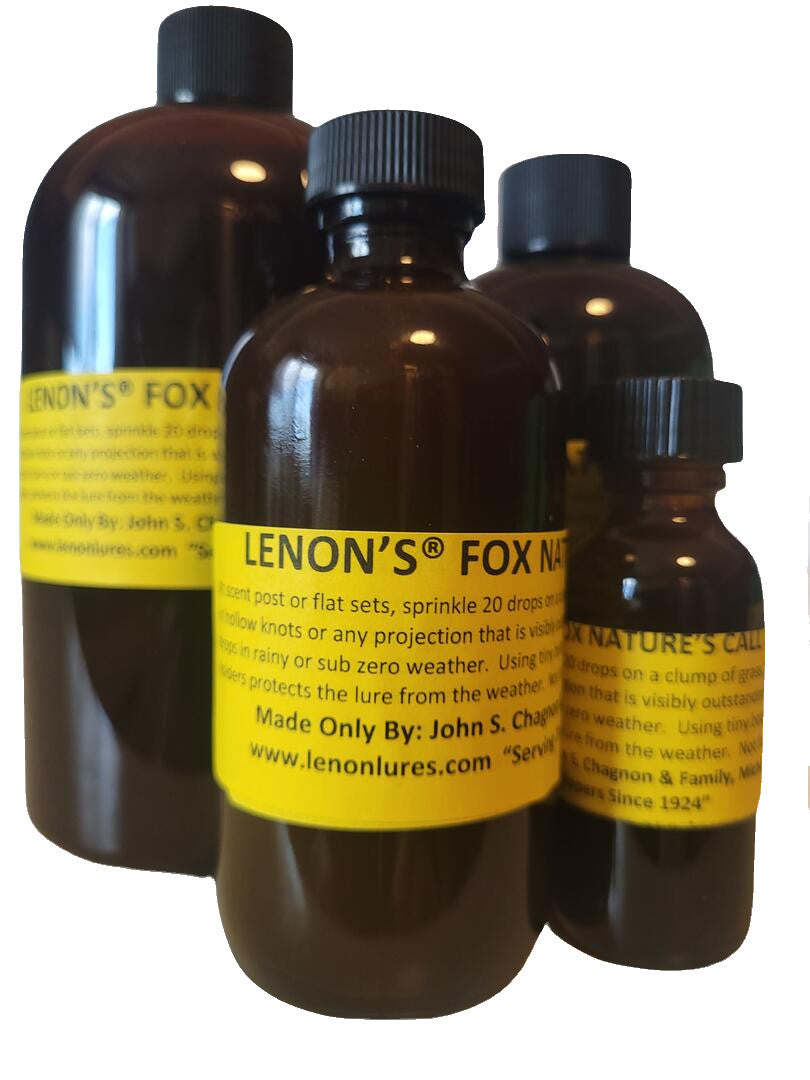 Lenon's Fox #3 Natures Call - Lure / Scent Premium Red Fox Glands and Enhanced Female Secretions