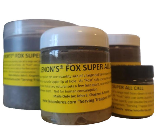 Lenon's Fox Super All Call - Lure / Scent Both Red Fox and Gray Fox will always investigate