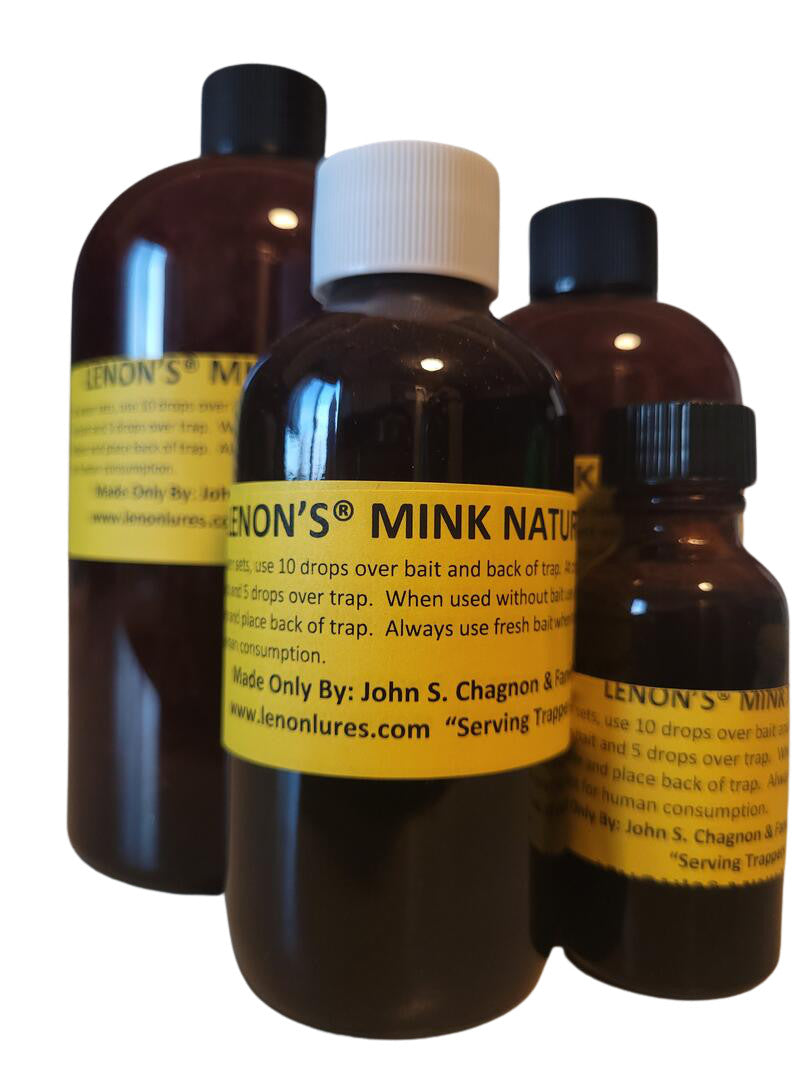 Lenon's Mink Nature's Call - Lure / Scent Choice Mink Glands and Female Mink Secretions
