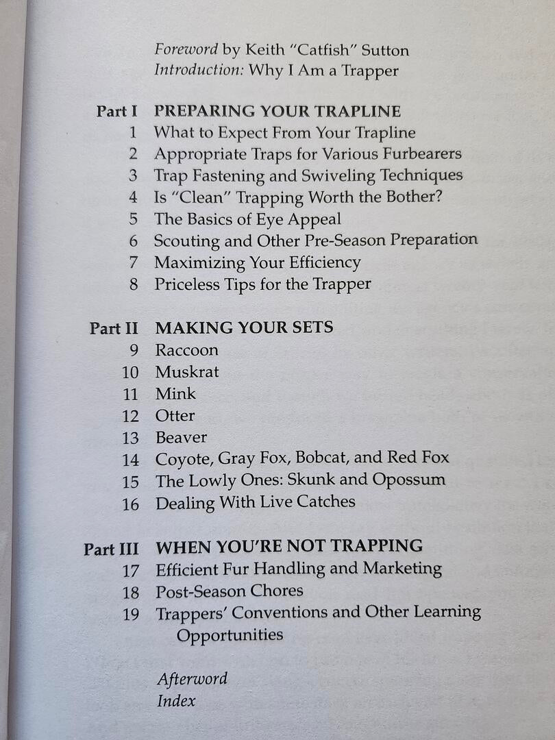 Guide to Trapping Book 208 Pages by Jim Spencer
