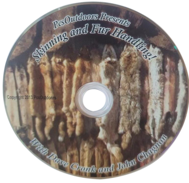 Skinning and Fur Handling DVD Muskrat, Raccoon, Mink, Fox, & Otter