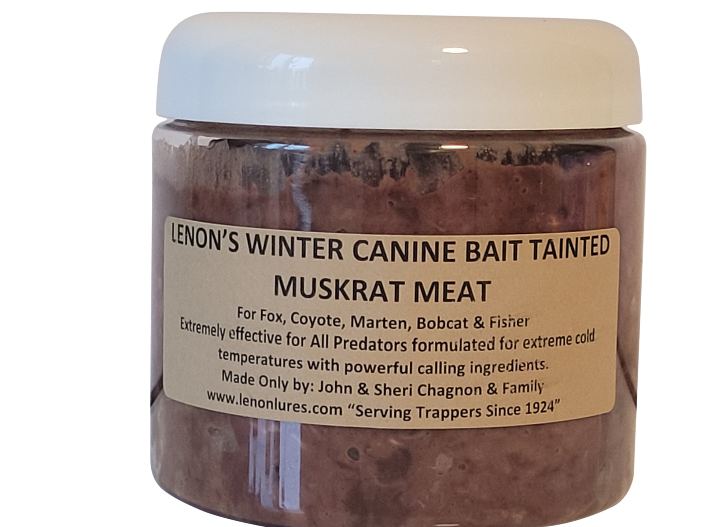 Lenon's Winter Canine Bait Tainted Muskrat Meat