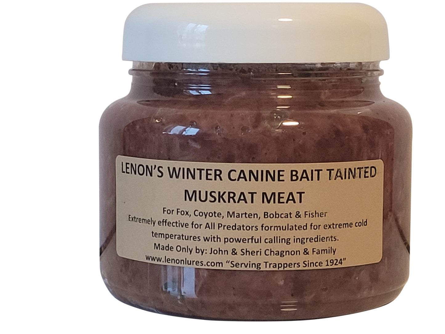 Lenon's Winter Canine Bait Tainted Muskrat Meat
