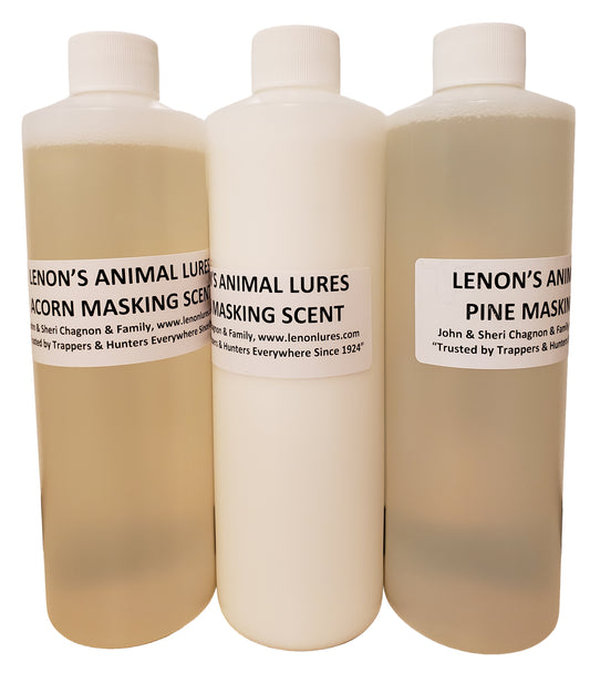 Cover Scent Special Three 4 oz Bottles Acorn, Corn & Pine Masking / Cover Scents