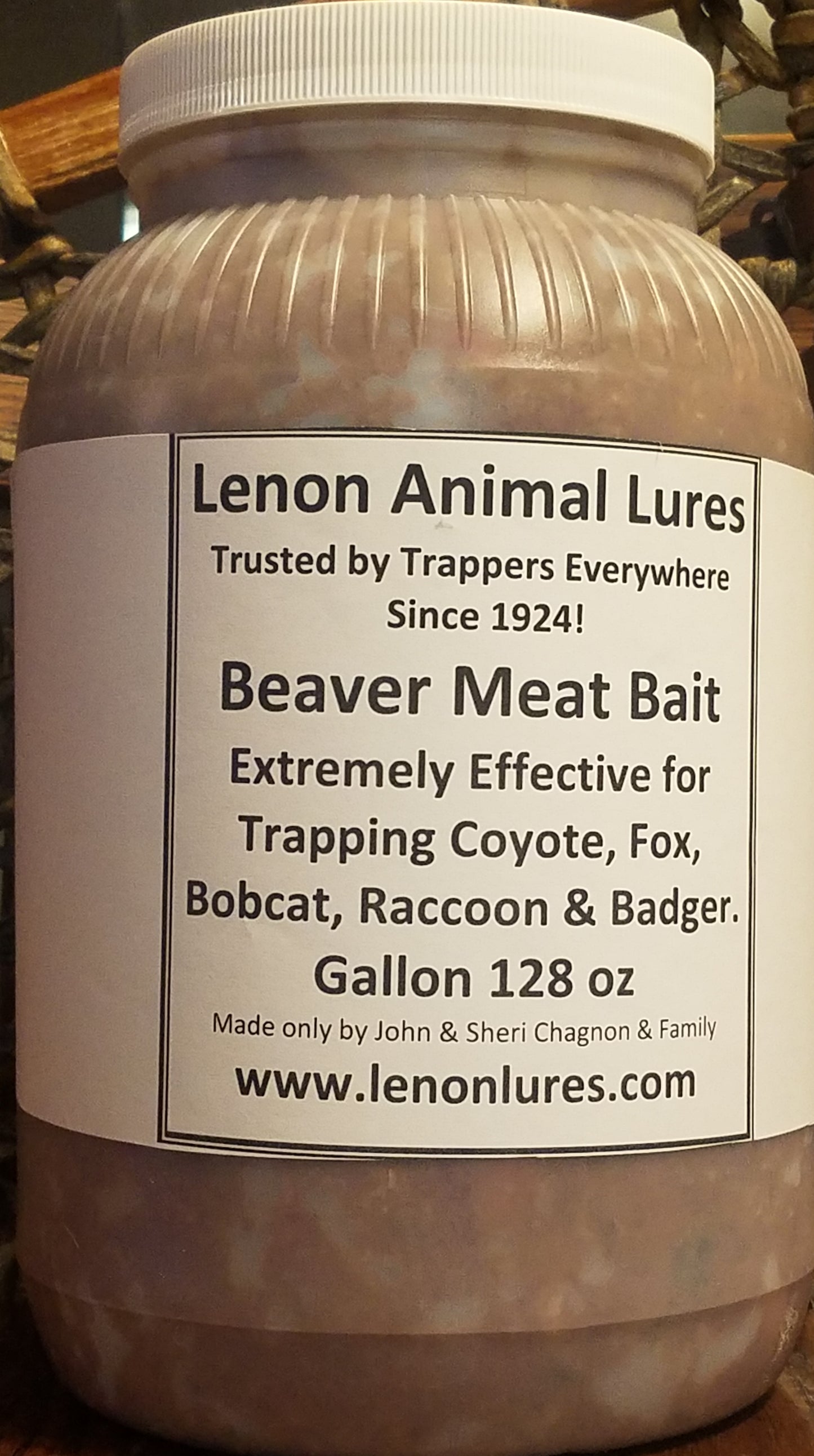 Lenon's Beaver Meat Fox & Coyote Bait Available 8 oz to Gallon Size