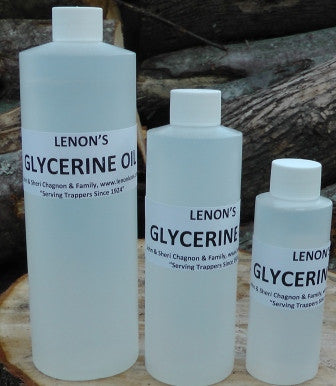 Lenon's Trappers Glycerine Oil - Pint Bottle