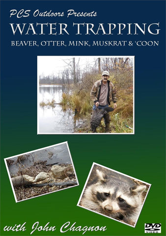 Water Trapping DVD- Beaver, Muskrat, Mink and Raccoon Trapping Instructions