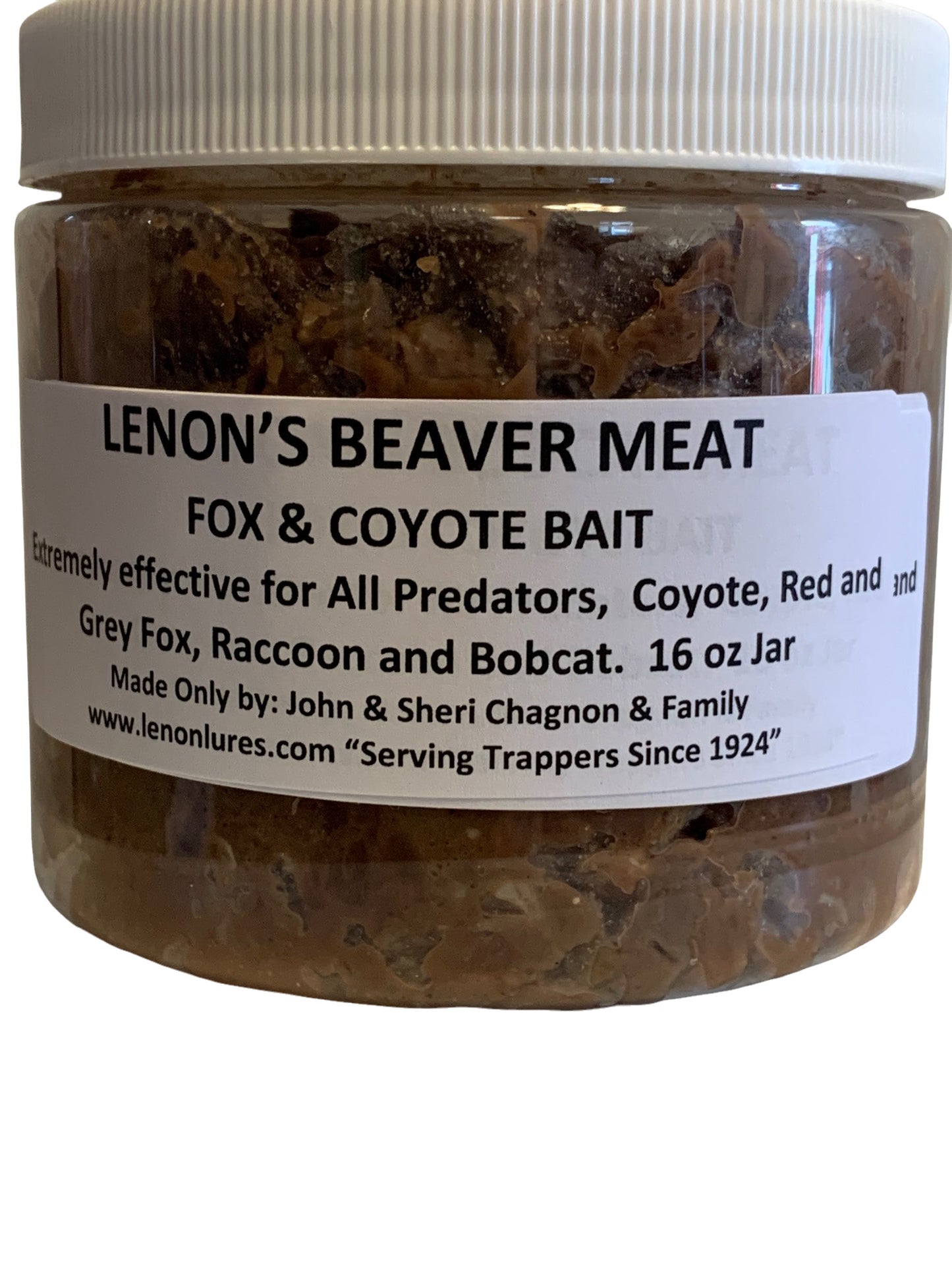 Lenon's Beaver Meat Fox & Coyote Bait Available 8 oz to Gallon Size
